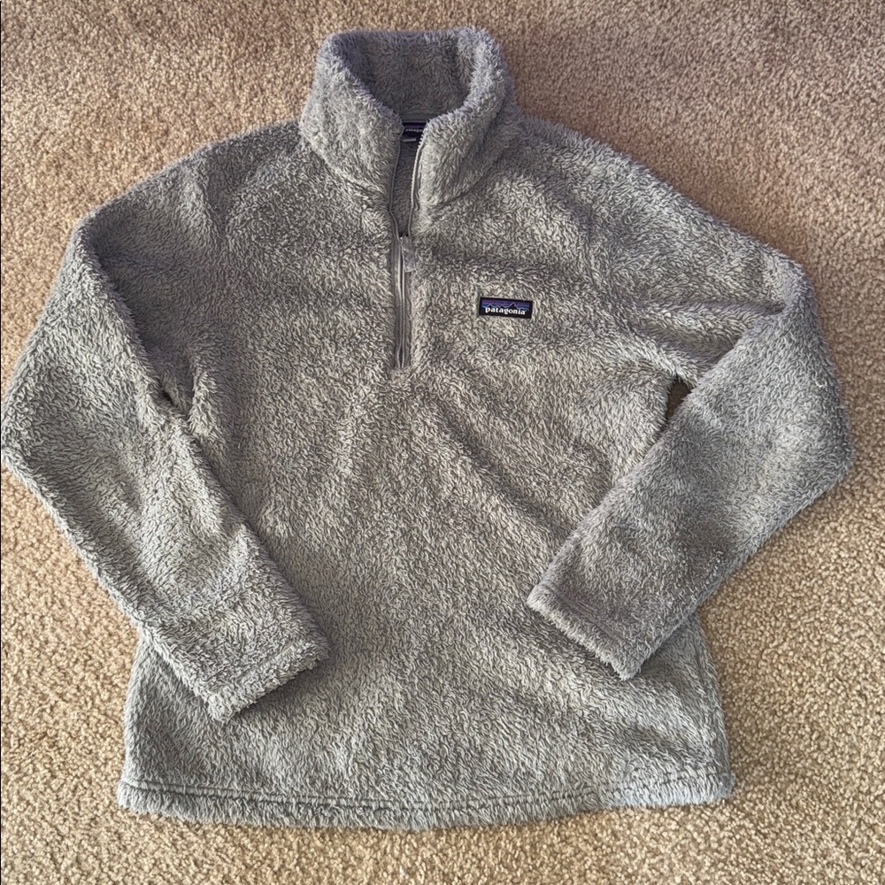 Patagonia Heather Gray Fleece Jacket